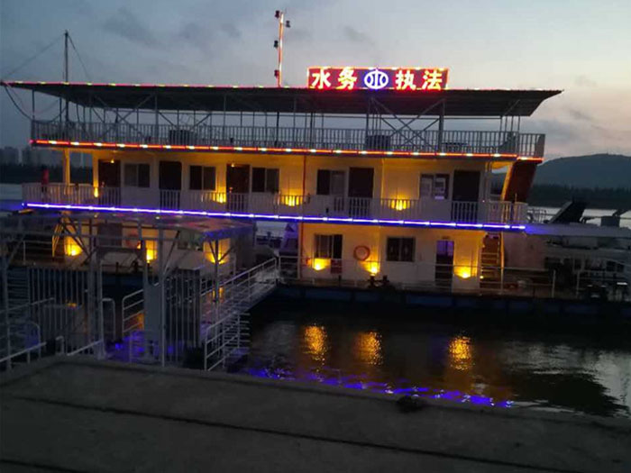 趸船提质改造完工